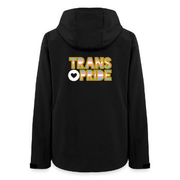 Fierté transgenre - Veste softshell femme recyclée Stanley/Stella - noir - Dos - AI Model Female 172 light (172cm)