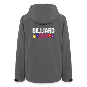 Billard Billard Piscine - Veste softshell femme recyclée Stanley/Stella - charbon - Dos - AI Model Female 172 light (172cm)