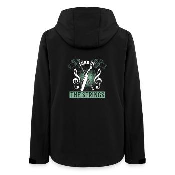 Violin - Lord of the strings - Women’s Recycled Softshell Jacket by Stanley/Stella - black - Back - AI Model Female 172 light (172cm)