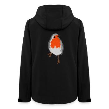 Robin - Women’s Recycled Softshell Jacket by Stanley/Stella - black - Back - AI Model Female 172 light (172cm)