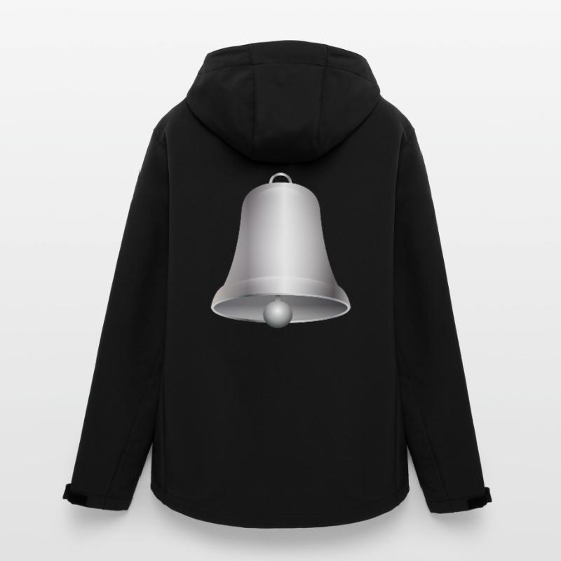 große silberfarbene Kirchen Glocke oder Glöckchen Frauen Recycelte Softshelljacke von Stanley/Stella