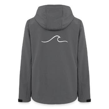 Surfer Wave Gift Surfer Boy Girl Dude Surf - Veste softshell femme recyclée Stanley/Stella - charbon - Dos - AI Model Female 172 light (172cm)