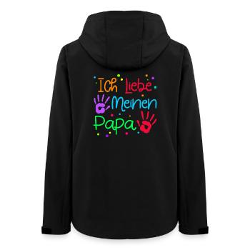 I Love Dad Favorite Dad Father's Day Best Dad - Women’s Recycled Softshell Jacket by Stanley/Stella - black - Back - AI Model Female 172 light (172cm)