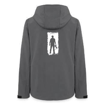 Photographer I Love To Take Pictures - Women’s Recycled Softshell Jacket by Stanley/Stella - anthracite - Back - AI Model Female 172 light (172cm)