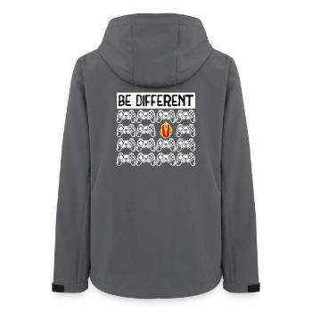 Jeux vidéo Controller Gamer Gamer Gamer - Veste softshell femme recyclée Stanley/Stella - charbon - Dos - AI Model Female 172 light (172cm)