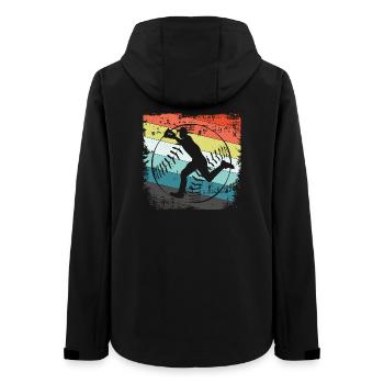 Baseball joueur - Veste softshell femme recyclée Stanley/Stella - noir - Dos - AI Model Female 172 light (172cm)