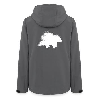 Porc-épic épic - Veste softshell femme recyclée Stanley/Stella - charbon - Dos - AI Model Female 172 light (172cm)