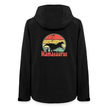 Mama Mamasaurus - Veste softshell femme recyclée Stanley/Stella - noir - Dos - AI Model Female 172 light (172cm)