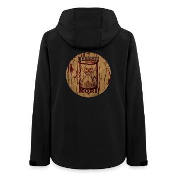 Memento Mori - Women’s Recycled Softshell Jacket by Stanley/Stella - black - Back - AI Model Female 172 light (172cm)