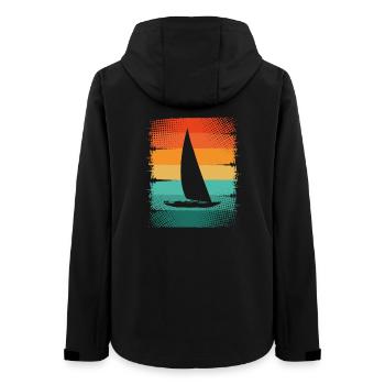 Voilier - Veste softshell femme recyclée Stanley/Stella - noir - Dos - AI Model Female 172 light (172cm)