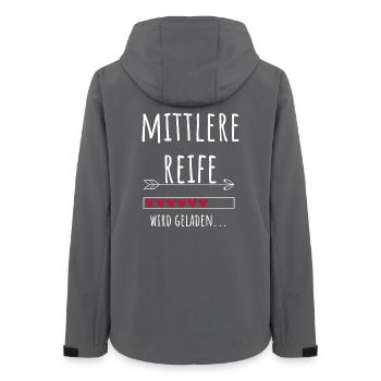 Mittlere Reife Abschluss Realschule Geschenk - Frauen Recycelte Softshelljacke von Stanley/Stella - Anthrazit - Hinten - AI Model Female 172 light (172cm)