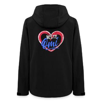 Großmama Glückwunsc Statement Beste Oma Großmutter - Frauen Recycelte Softshelljacke von Stanley/Stella - Schwarz - Hinten - AI Model Female 172 light (172cm)