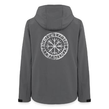 Vegvisir - Frauen Recycelte Softshelljacke von Stanley/Stella - Anthrazit - Hinten - AI Model Female 172 light (172cm)