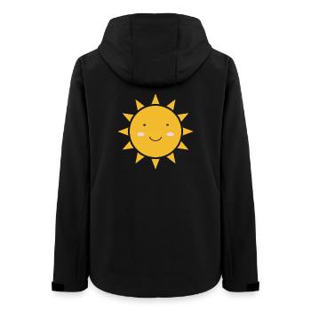 Soleil Kawaii - Veste softshell femme recyclée Stanley/Stella - noir - Dos - AI Model Female 172 light (172cm)
