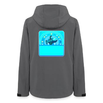 Name gifts - SUBMARINE - DESIGN YOUR OWN - Women’s Recycled Softshell Jacket by Stanley/Stella - anthracite - Back - AI Model Female 172 light (172cm)