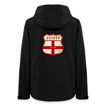 Oxford England Wappen - Frauen Recycelte Softshelljacke von Stanley/Stella - Schwarz - Hinten - AI Model Female 172 light (172cm)