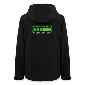 Capricorn Zodiac Sign Statement Horoscope - Women’s Recycled Softshell Jacket by Stanley/Stella - black - Back - AI Model Female 172 light (172cm)