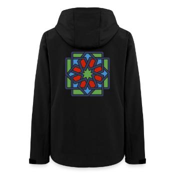Andalousie 4 - Veste softshell femme recyclée Stanley/Stella - noir - Dos - AI Model Female 172 light (172cm)