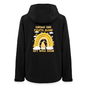 Gnome One lutte seul contre le cancer du sarcome - Veste softshell femme recyclée Stanley/Stella - noir - Dos - AI Model Female 172 light (172cm)