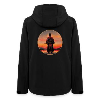 Guerrier Samouraï - Veste softshell femme recyclée Stanley/Stella - noir - Dos - AI Model Female 172 light (172cm)