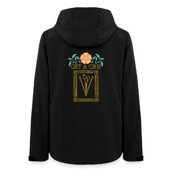 Hairdressers T-Shirt - Frauen Recycelte Softshelljacke von Stanley/Stella - Schwarz - Hinten - AI Model Female 172 light (172cm)