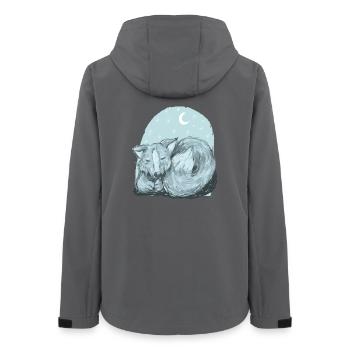 Vinja the she-wolf - Women’s Recycled Softshell Jacket by Stanley/Stella - anthracite - Back - AI Model Female 172 light (172cm)