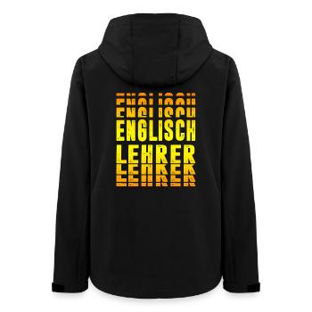 Conception de professeur d’anglais - Veste softshell femme recyclée Stanley/Stella - noir - Dos - AI Model Female 172 light (172cm)