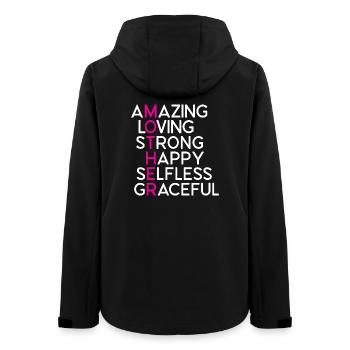 Die beste Mutter aller Zeiten - Frauen Recycelte Softshelljacke von Stanley/Stella - Schwarz - Hinten - AI Model Female 172 light (172cm)