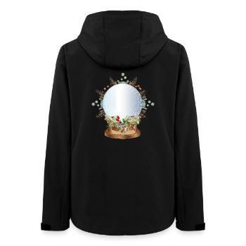 Boule à neige nostalgique vide à étiqueter - Veste softshell femme recyclée Stanley/Stella - noir - Dos - AI Model Female 172 light (172cm)