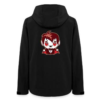 Süßer kleiner Vampir - Frauen Recycelte Softshelljacke von Stanley/Stella - Schwarz - Hinten - AI Model Female 172 light (172cm)
