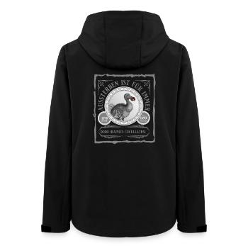 Der Dodo ist weg - Frauen Recycelte Softshelljacke von Stanley/Stella - Schwarz - Hinten - AI Model Female 172 light (172cm)