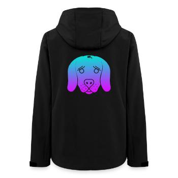 Dog (history) - Women’s Recycled Softshell Jacket by Stanley/Stella - black - Back - AI Model Female 172 light (172cm)