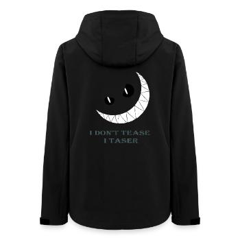 Be warned - Women’s Recycled Softshell Jacket by Stanley/Stella - black - Back - AI Model Female 172 light (172cm)