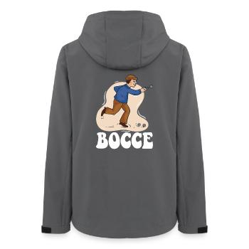 Bocce Saying Bocce Ball with Jack Bocci Game Bocce - Women’s Recycled Softshell Jacket by Stanley/Stella - anthracite - Back - AI Model Female 172 light (172cm)