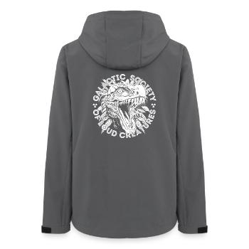 Société Galactique des Créatures Fortes - blanc - Veste softshell femme recyclée Stanley/Stella - charbon - Dos - AI Model Female 172 light (172cm)