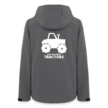 Déclaration de l’air du pays Tracteur Véhicule à moteur agricole - Veste softshell femme recyclée Stanley/Stella - charbon - Dos - AI Model Female 172 light (172cm)