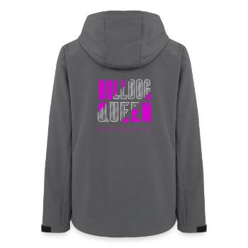 Bulldog Queen - Women’s Recycled Softshell Jacket by Stanley/Stella - anthracite - Back - AI Model Female 172 light (172cm)