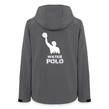 Wasserball Silhouette Water Polo Sports - Veste softshell femme recyclée Stanley/Stella - charbon - Dos - AI Model Female 172 light (172cm)