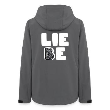 Filme Movies Spruch Kinoabend Filmabend Serien - Frauen Recycelte Softshelljacke von Stanley/Stella - Anthrazit - Hinten - AI Model Female 172 light (172cm)
