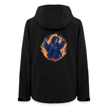 Michael - Women’s Recycled Softshell Jacket by Stanley/Stella - black - Back - AI Model Female 172 light (172cm)