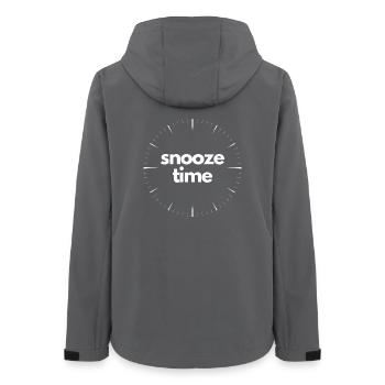 Schlafzeit Schlafhumor Entspannung Lebensstil Tee - Frauen Recycelte Softshelljacke von Stanley/Stella - Anthrazit - Hinten - AI Model Female 172 light (172cm)