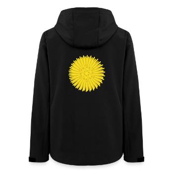 Huflattich - Frauen Recycelte Softshelljacke von Stanley/Stella - Schwarz - Hinten - AI Model Female 172 light (172cm)