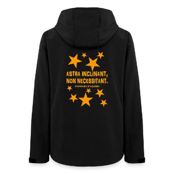 Astra Inclinant, t-shirt non nécessaire - Veste softshell femme recyclée Stanley/Stella - noir - Dos - AI Model Female 172 light (172cm)