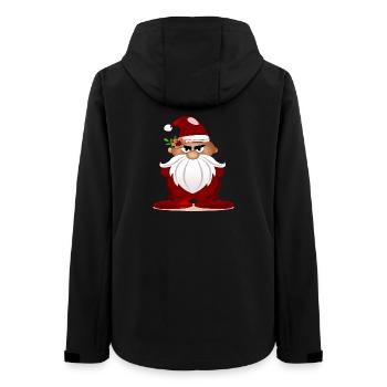 PÈRE NOËL PAPA - PERSONNES DE LA DIVERSITÉ DES COULEURS - Veste softshell femme recyclée Stanley/Stella - noir - Dos - AI Model Female 172 light (172cm)