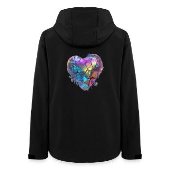 Cœur brisé de pierre - Veste softshell femme recyclée Stanley/Stella - noir - Dos - AI Model Female 172 light (172cm)