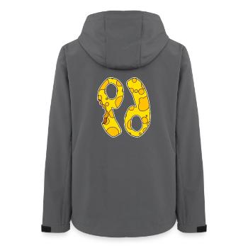 Sternzeichen Krebs Symbol - Frauen Recycelte Softshelljacke von Stanley/Stella - Anthrazit - Hinten - AI Model Female 172 light (172cm)