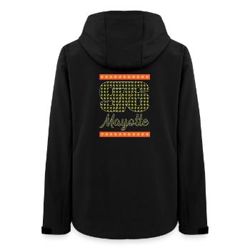 T-SHIRT 976 MAYOTTE_MAHORAIS_MAHORAISE - Women’s Recycled Softshell Jacket by Stanley/Stella - black - Back - AI Model Female 172 light (172cm)
