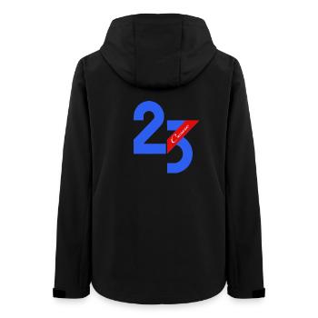 Creuse - Frauen Recycelte Softshelljacke von Stanley/Stella - Schwarz - Hinten - AI Model Female 172 light (172cm)