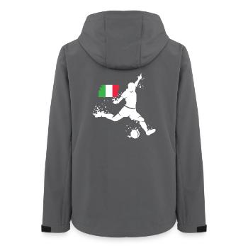 Équipe d’Italie de football Joueur Blast - Veste softshell femme recyclée Stanley/Stella - charbon - Dos - AI Model Female 172 light (172cm)