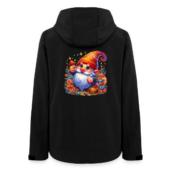 Gnome Goblin Elf - Women’s Recycled Softshell Jacket by Stanley/Stella - black - Back - AI Model Female 172 light (172cm)